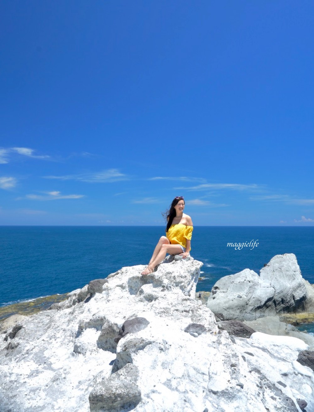 花蓮|石梯坪遊憩風景區，世界級地質教室，超級無敵海岸線海景，免費景點！ @瑪姬幸福過日子