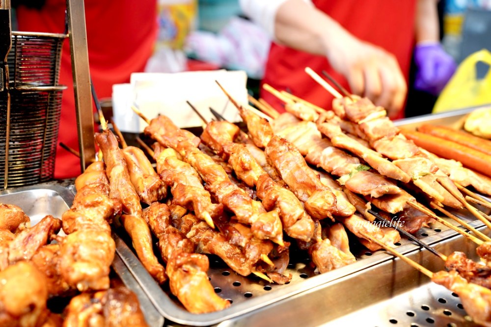 碳烤饒河街夜市｜邱記10元碳烤，夜市必吃美食！ @瑪姬幸福過日子