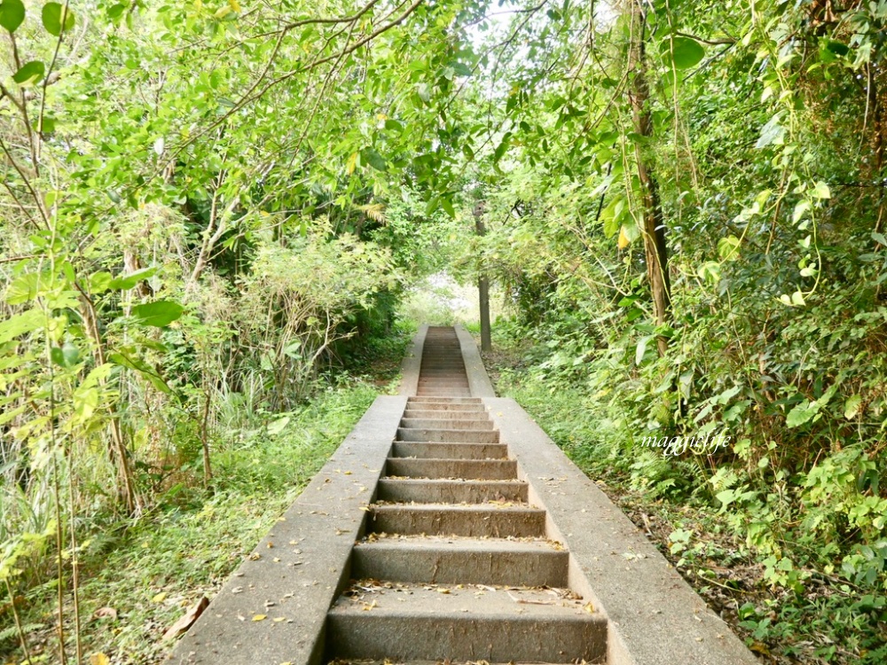 基隆景點｜容軒步道基隆觀景秘境，5分鐘攻頂，就有360度無敵海景夕陽景觀，看日出也超美，順遊台鐵海科館站｜北火宿舍 @瑪姬幸福過日子