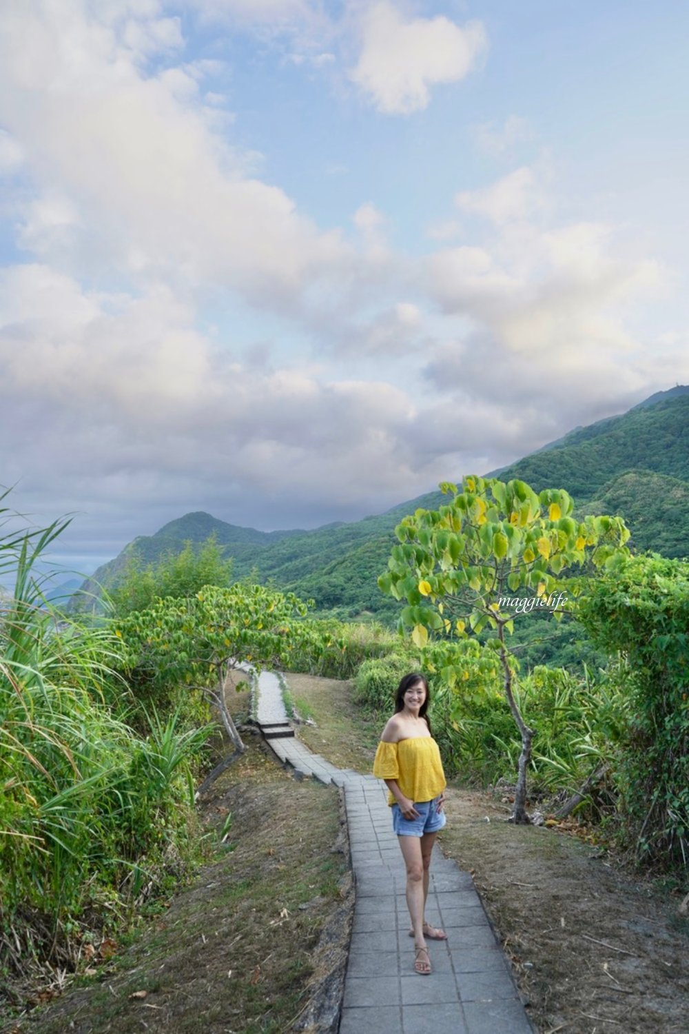 花蓮大石鼻山步道｜龜庵山步道，小長城360看海視野，美呆 @瑪姬幸福過日子