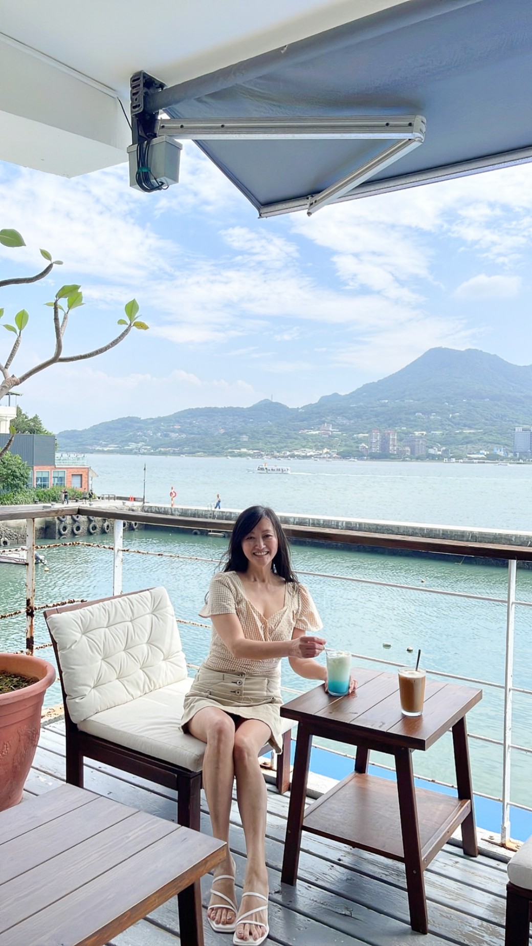 安克黑咖啡 Ancre café｜淡水河畔景觀咖啡廳，還可以看絕美夕陽，淡水約會景點 @瑪姬幸福過日子