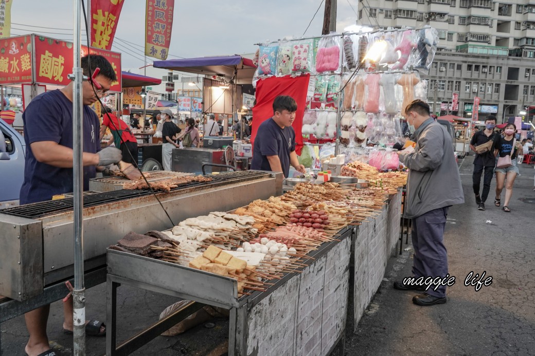 台南武聖夜市｜週三週六吃美食，台南必逛夜市，超多排隊熱門美食，好吃好玩都有 @瑪姬幸福過日子