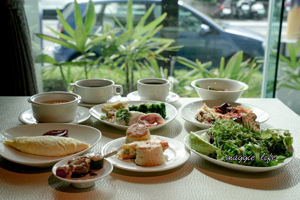 台南臺邦商旅帕莎西餐廳異國早午餐吃到飽，真的很超值 @瑪姬幸福過日子