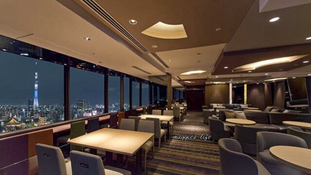 日本東京景觀餐廳，淺草武藏自助餐廳吃到飽 Sky Grill Buffet Musashi，淺草豪景飯店26樓晴空塔景觀夜景餐廳 @瑪姬幸福過日子