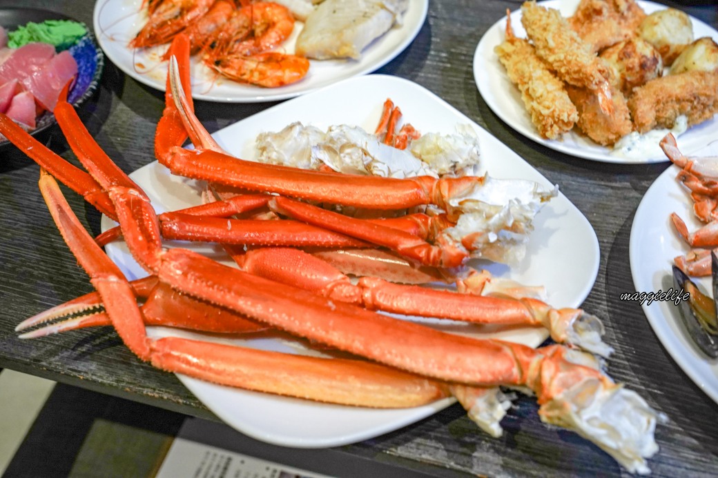 礁溪寒沐酒店MU TABLE沐饗東瀛美食祭自助餐吃到飽，松葉蟹生魚片螃蟹等等漁港直送超好吃 @瑪姬幸福過日子