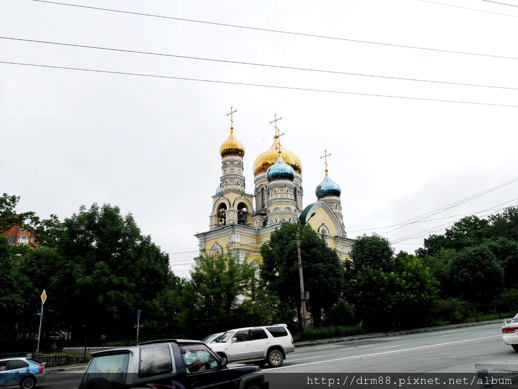 【俄羅斯海參崴旅遊】海蔘崴大教堂,Cathedral of the Intercession,圓頂的美麗教堂,海參崴自由行攻略＠瑪姬幸福過日子 @瑪姬幸福過日子