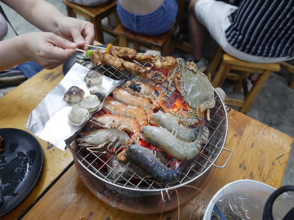 泰國曼谷市區泰國蝦吃到飽推薦， BKK Seafood Buffet ,市區流水蝦吃到飽,坐捷運就可以到拉＠瑪姬幸福過日子 @瑪姬幸福過日子