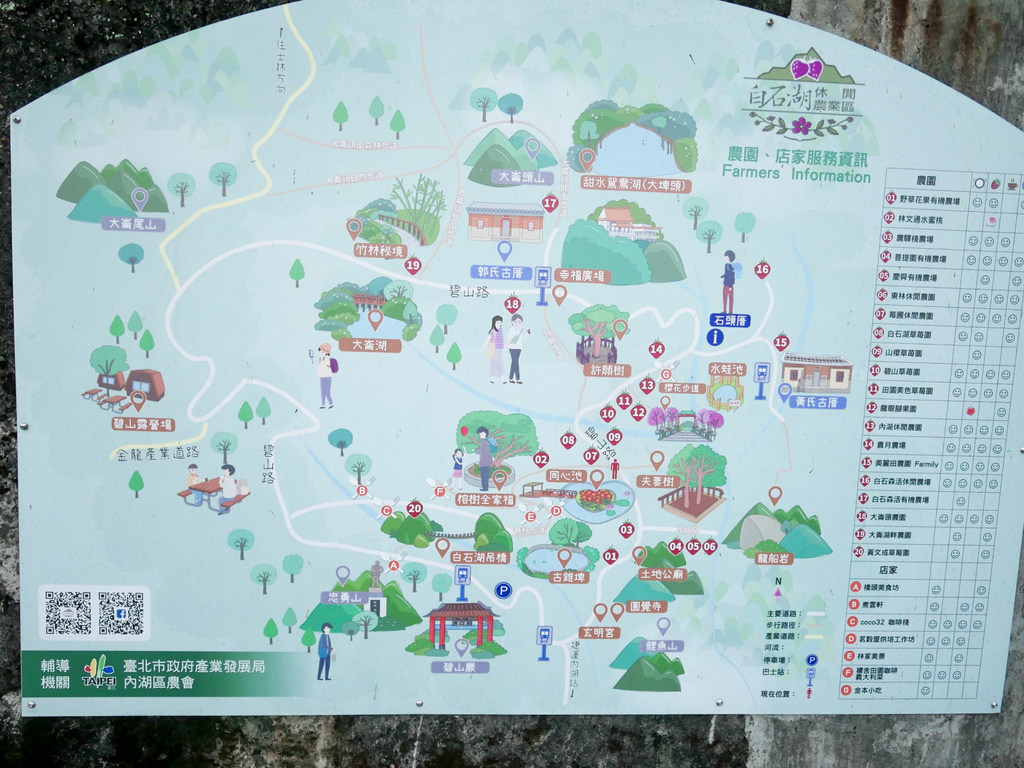 台北內湖景點｜白石湖吊橋一日遊，草莓園，同心池，夫妻樹，白石湖休閒園區步道，交通 @瑪姬幸福過日子