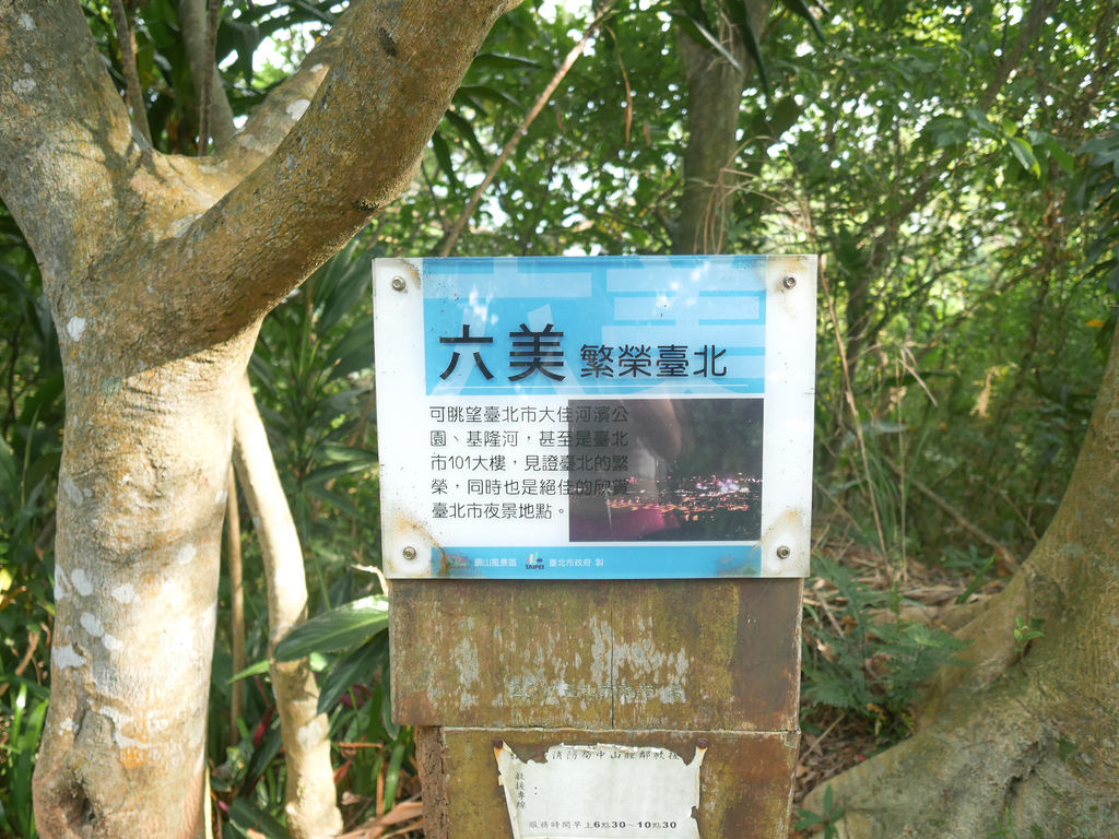 台北劍潭山親山步道，老地方觀機平台，180度鳥瞰市景看飛機，捷運劍潭站市中心旁的步道！ @瑪姬幸福過日子