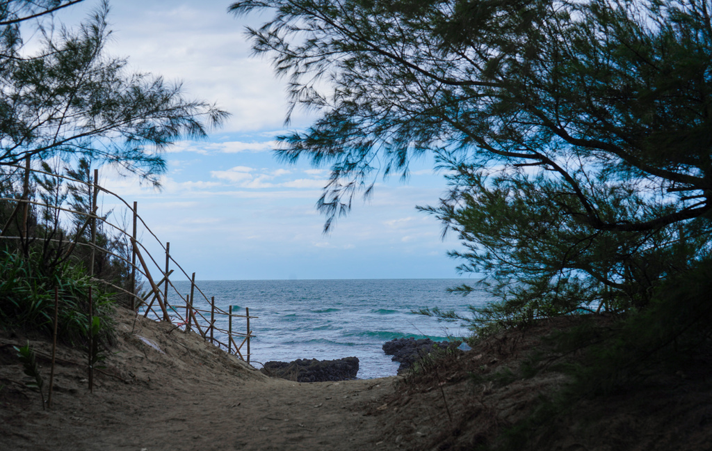 【北海岸三芝景點】大田寮海灘，三芝海灘秘境景點，聽海看夕陽約會秘境景點。 @瑪姬幸福過日子